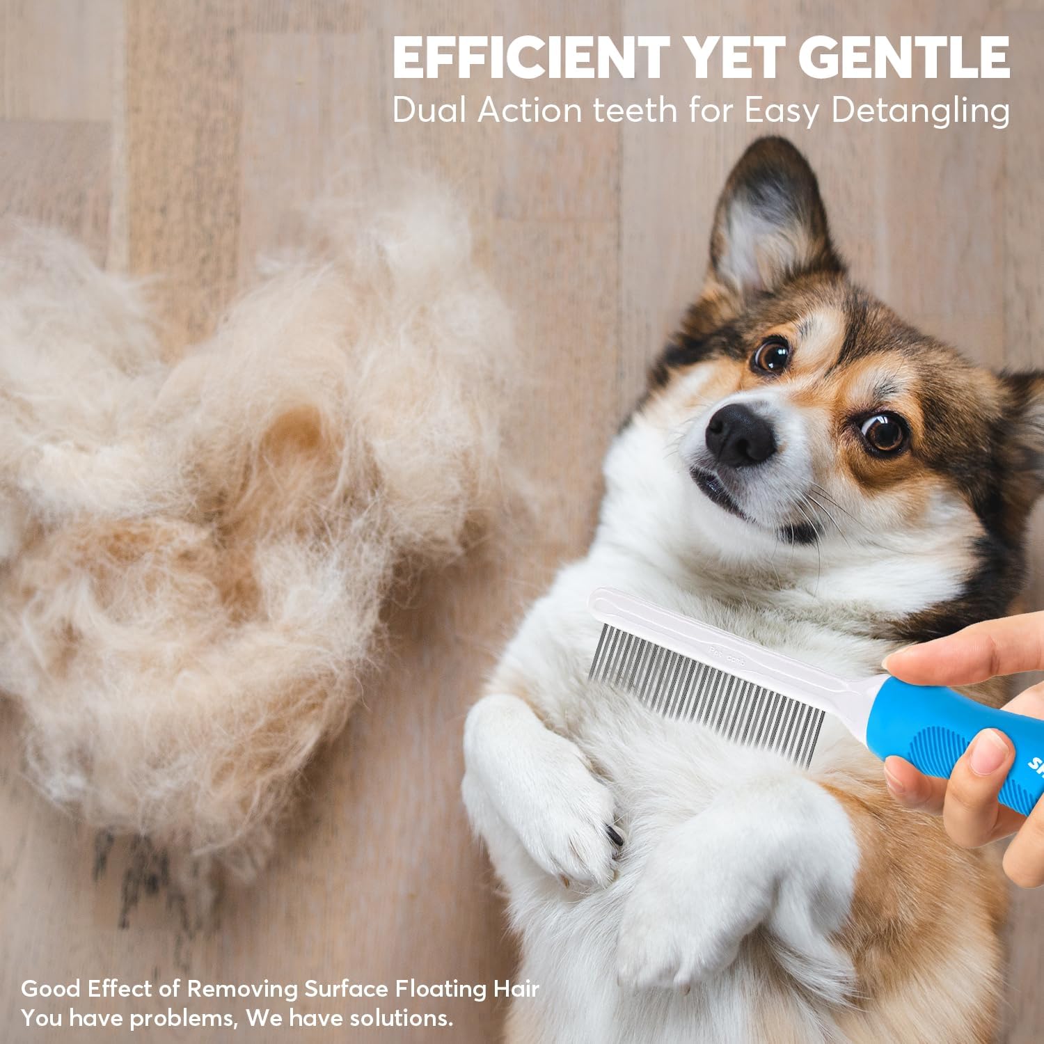 Shopping GD personal pet care comb packaging showing authentic imported details