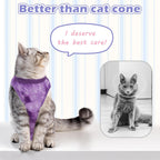 Aiieim post surgery pet clothing adjustable neck drawstring feature detail