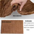 Hamiledyi tortoise carpet mat laid flat on a surface.