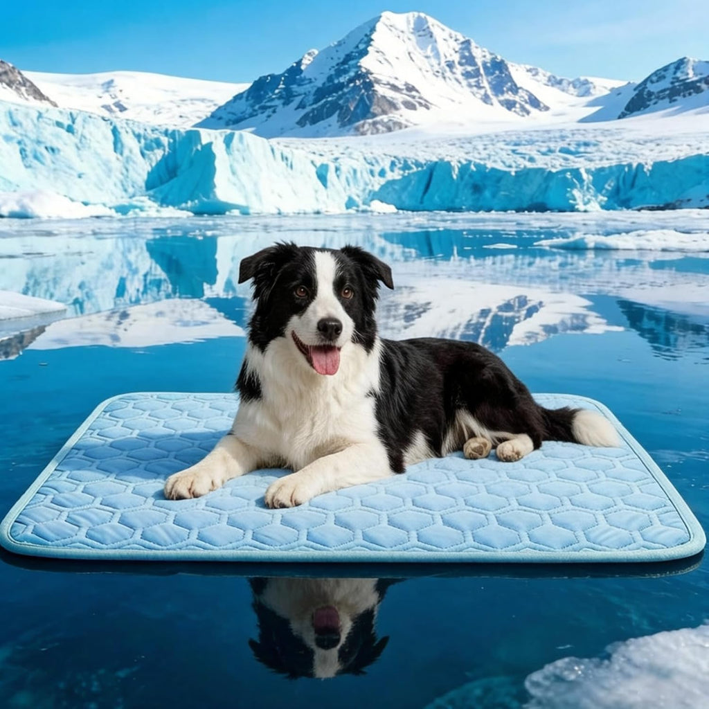 Sisrol cooling mat folded for travel and storage