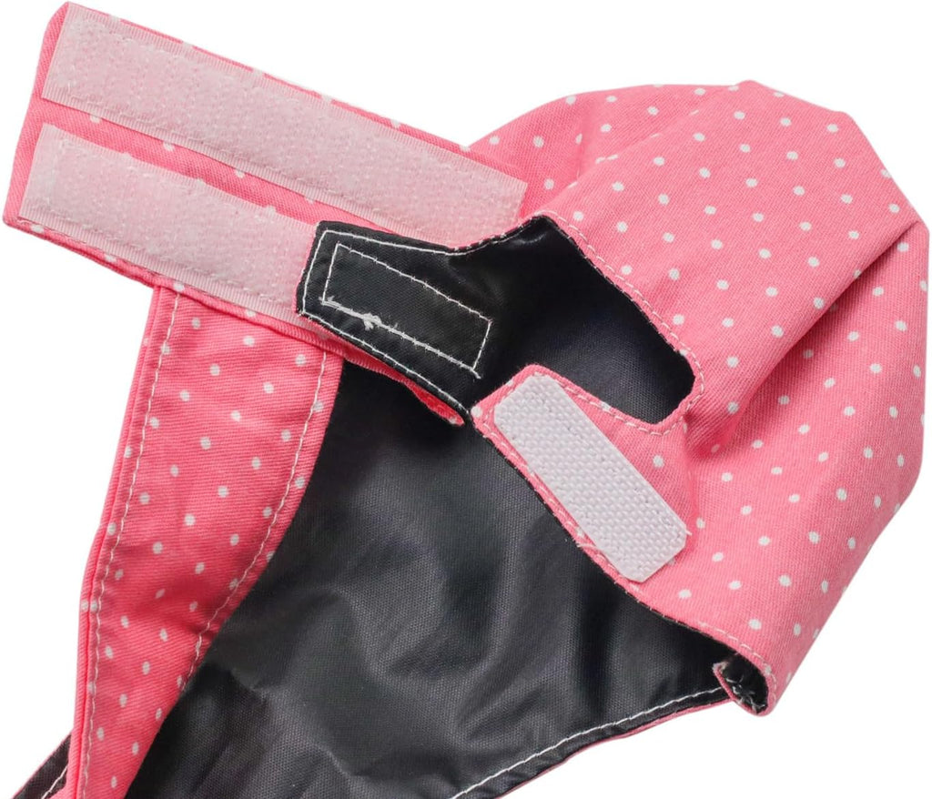BestParts 2pcs Button Adjustable Diaper for Goose Duck Chicken Blue+Pink M - Image 3