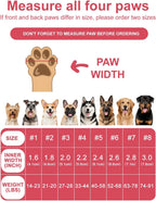 Huafly dog booties secure velcro closure