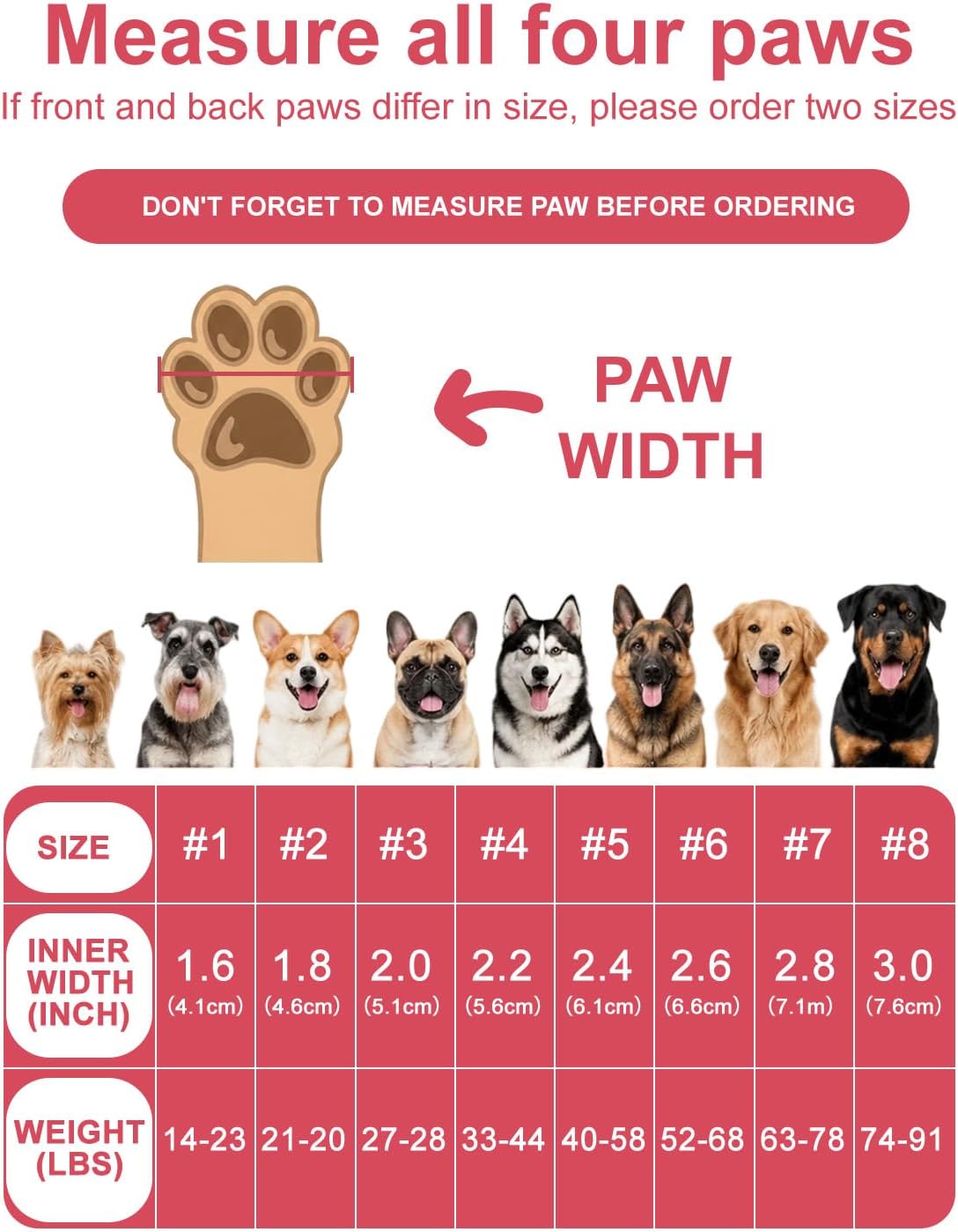 Huafly dog booties secure velcro closure