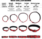 PetiFine medium dog collar adjustable sizing holes