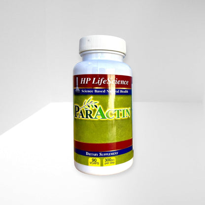 HP LIFESCIENCE ParActin 300mg 90 capsules front view showing the product label for natural joint support.