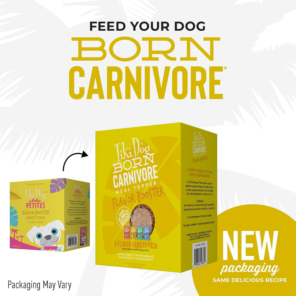 Tiki Dog beef recipe bisque pouch details