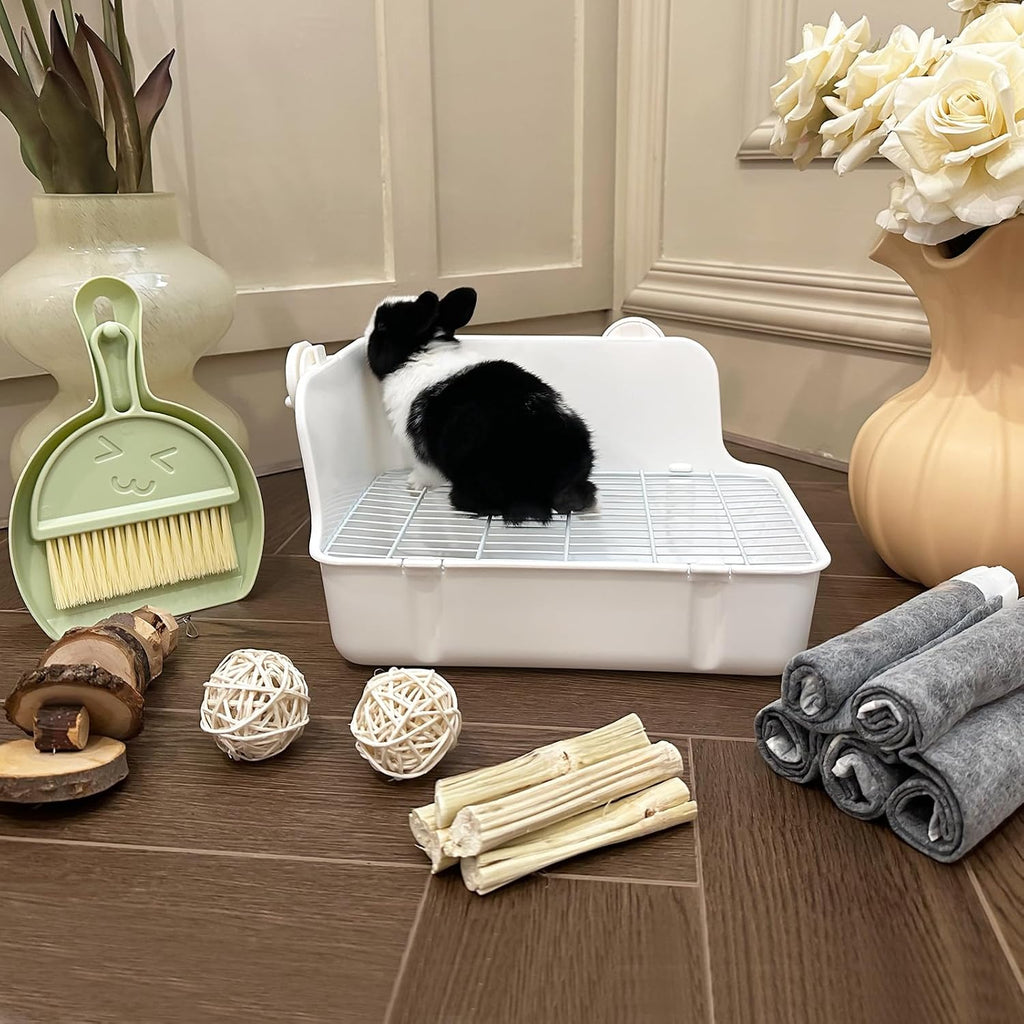 RUBYHOME ferret litter box high sides and depth display