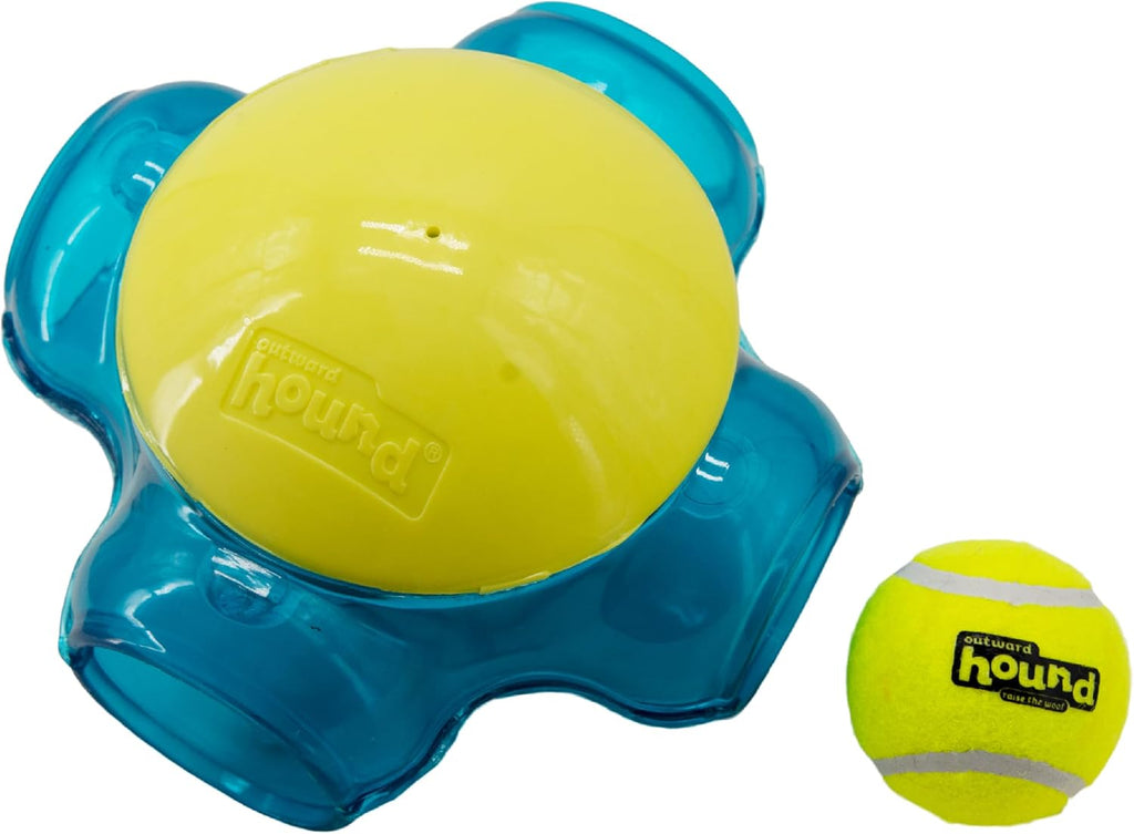 Outward Hound SqueakerBallz - Squeaky Tennis Balls for Dogs Under 50 lbs, Interactive Dog Toy for Fetch & Training, Medium (2.5"), 4Pack - Image 9