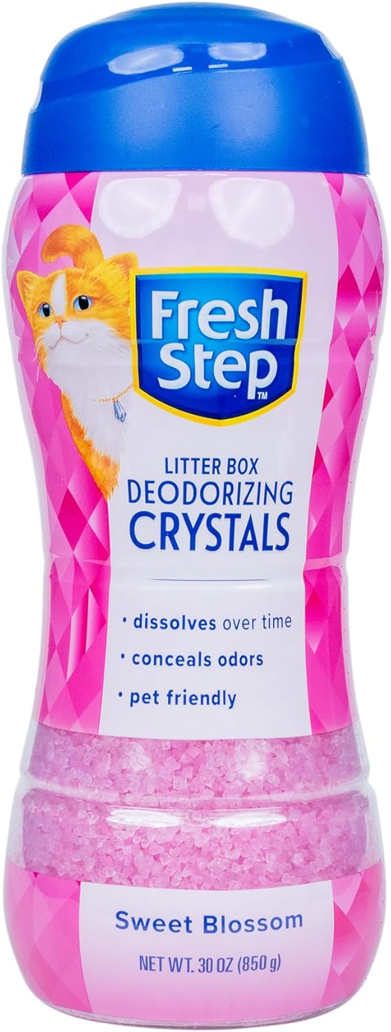 Fresh Step Cat Litter Crystals Deodorizer, Non Toxic Odor Neutralizing Crystals for Litter Boxes that Help Control Smells and Keep Home Areas Fresh, Summer Breeze Scent, 15 Ounce - Image 10