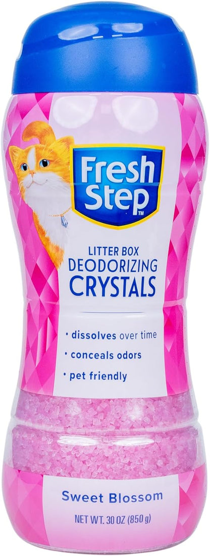 Fresh Step Cat Litter Crystals Deodorizer, Non Toxic Odor Neutralizing Crystals for Litter Boxes that Help Control Smells and Keep Home Areas Fresh, Summer Breeze Scent, 15 Ounce - Image 10