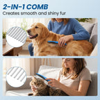 Neyakopaw pet grooming metal comb for dog and cat detangling