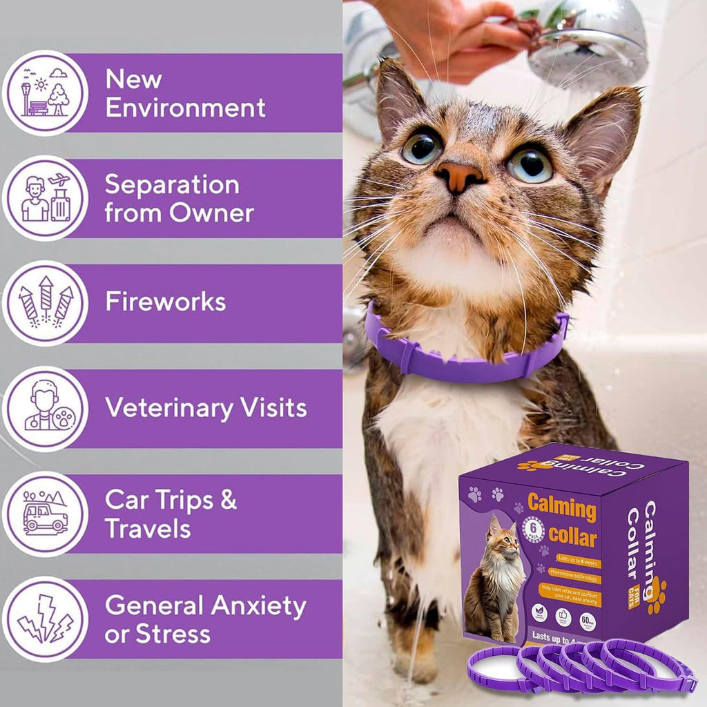 Infographic showing the sixty-day continuous release of pheromone soothing scent.