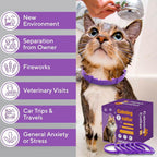 Infographic showing the sixty-day continuous release of pheromone soothing scent.