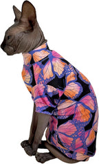 Close up of soft elastic fabric on Kitipcoo cat apparel