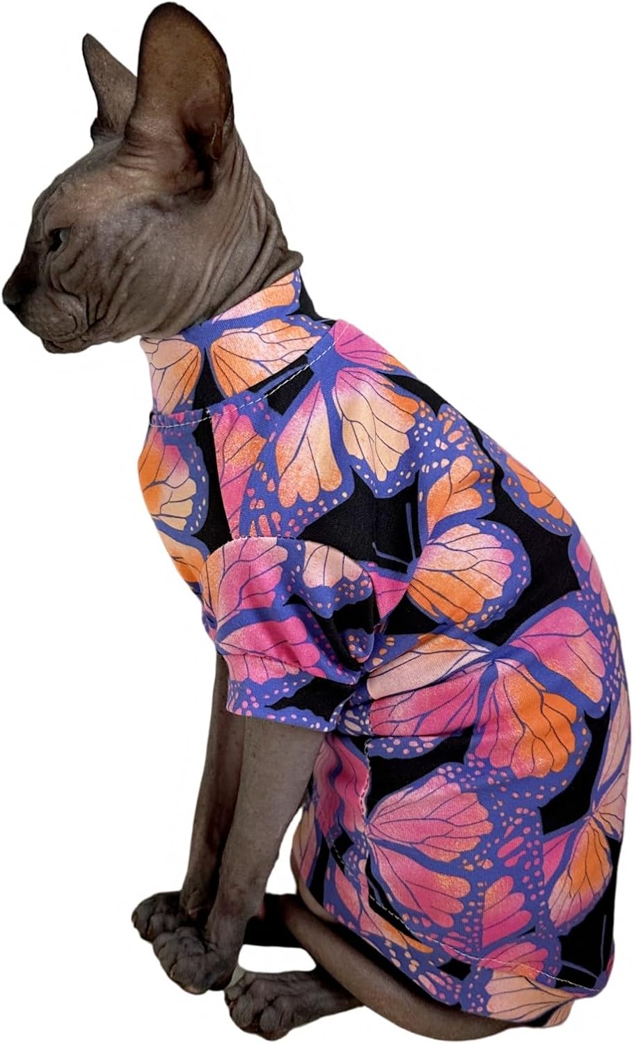 Close up of soft elastic fabric on Kitipcoo cat apparel