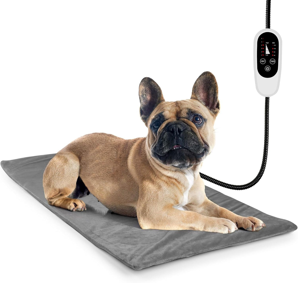 NICREW adjustable temperature cat heating bed packaged for delivery