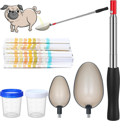 Nuanchu 4 Pieces Dog Urine Collection Kit front view for pet health monitoring