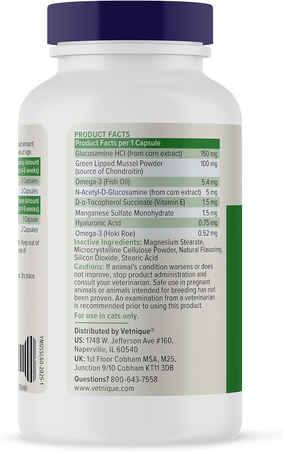 YuMOVE cat joint supplement capsules packaging