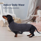 Premium imported Christmas pet sweater high cut abdominal design