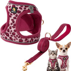 BELLA & PAL Step in Vest Harness for Small and Medium Dogs, No Pull Small Dog Harness with Leash Set, Comfortable Air Mesh Puppy Vest Harness with Reflective Strip (Lavender, XS) - Image 9