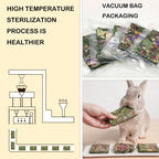 Handmade small animal chew toys for hamsters and chinchillas showing textured surface