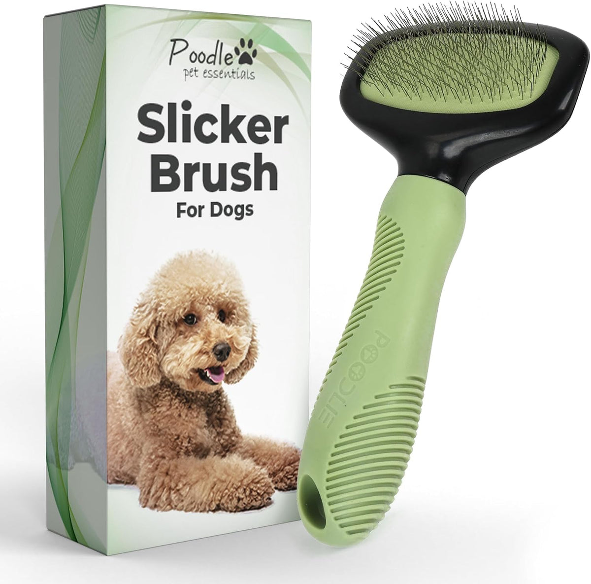 Poodle Pet Slicker Brush - For Dogs, Cats, Rabbits - Matted/Loose Fur, Knots - Suitable for Doodle/Goldendoodle Grooming and Shredding Short/Long Hair - Image 12