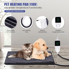 Premium pet whelping supplies showing the digital humidity detection sensors and internal environment controls.