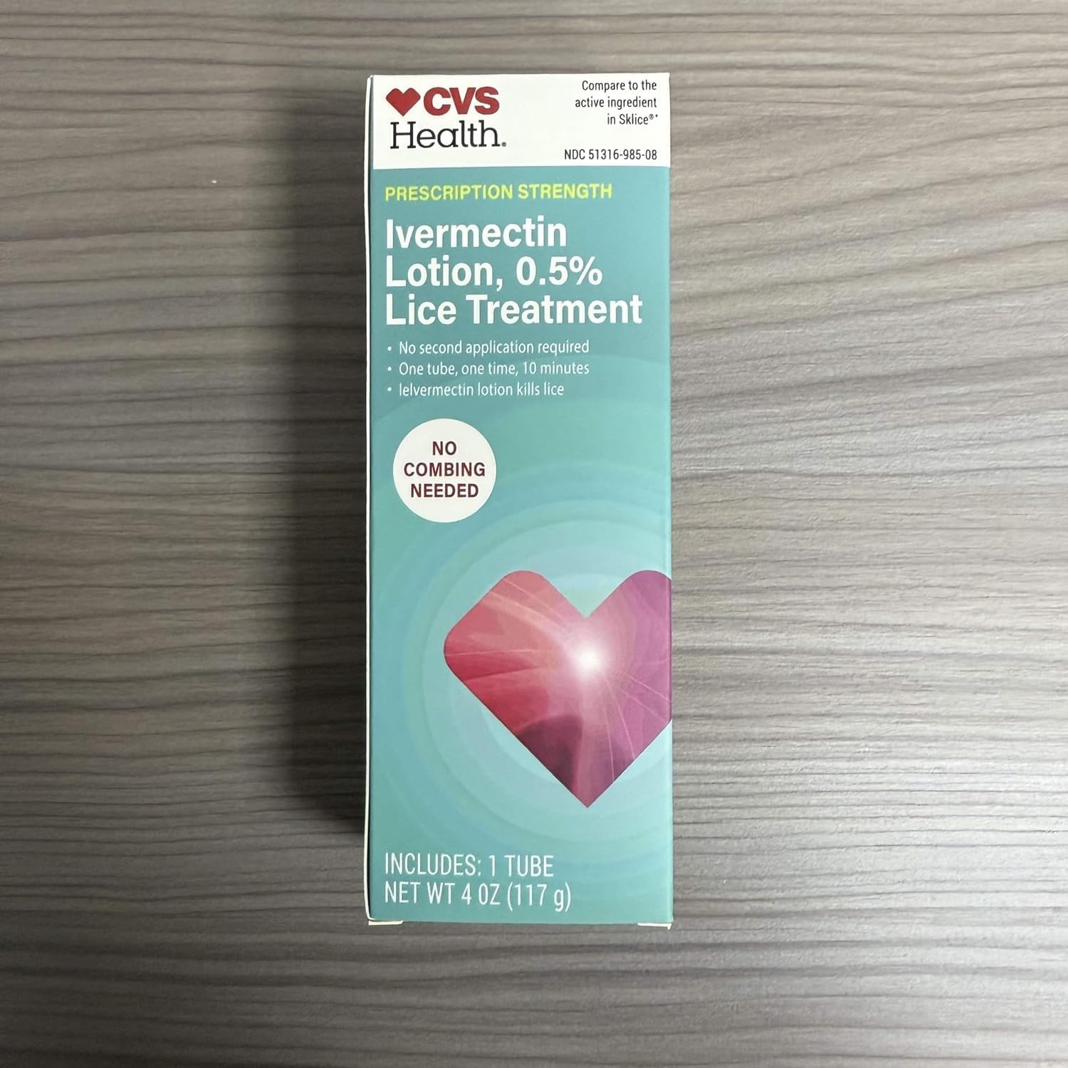 CozySecret Ivermectin 0.5% Lice Treatment Lotion 4 Fluid Ounces front view