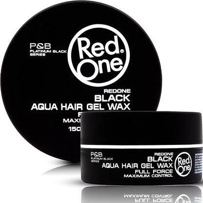 Redone Hair Styling Wax Black 150ml front view