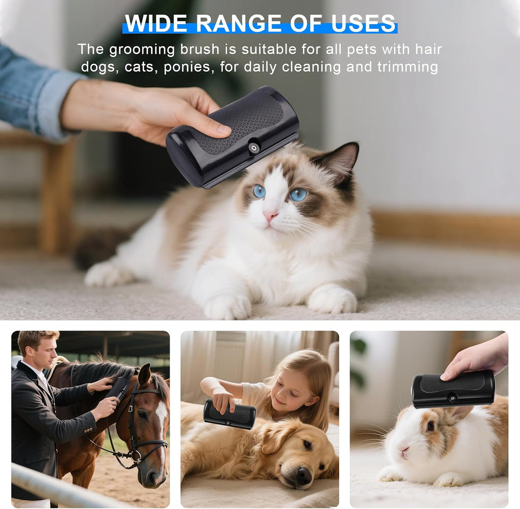 Wiyici professional deshedding rake showing fine teeth profile for painlessly removing loose fur.
