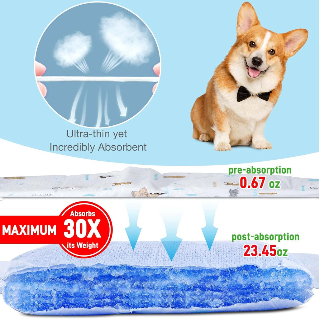 SkyLion small size male dog wraps showing leak proof construction features