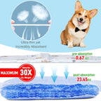 SkyLion small size male dog wraps showing leak proof construction features