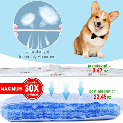 SkyLion small size male dog wraps showing leak proof construction features