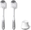 OXO Tot bottle brush set with stand front view