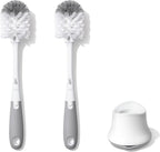 OXO Tot bottle brush set with stand front view