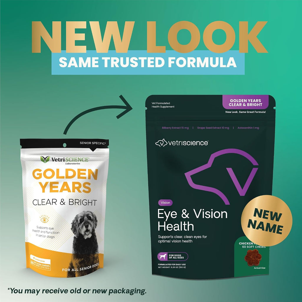 VetriScience dog eye supplement chicken flavor soft chews