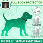 Woyamay waterproof flea collar for dogs side profile