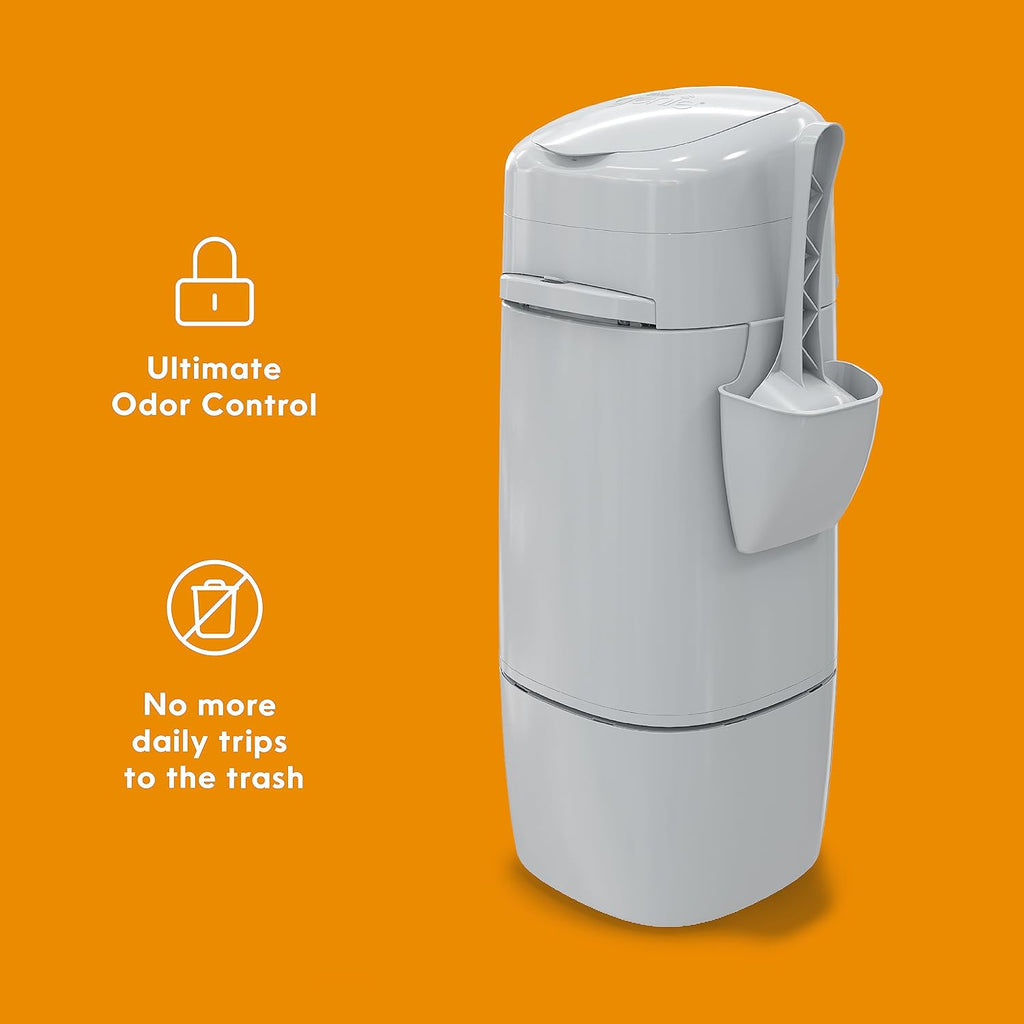 Litter Genie XL+ Pail | Cat Litter Waste Disposal System for Odor Control | Includes 1 Jumbo Refill Bag - Image 9