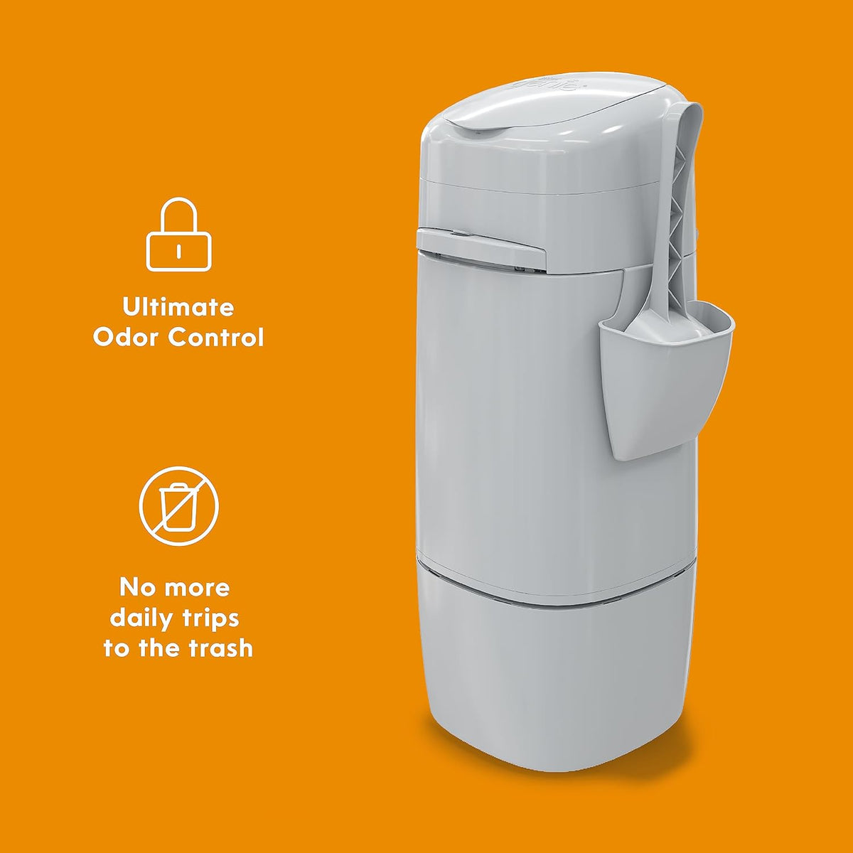 Litter Genie XL+ Pail | Cat Litter Waste Disposal System for Odor Control | Includes 1 Jumbo Refill Bag - Image 9