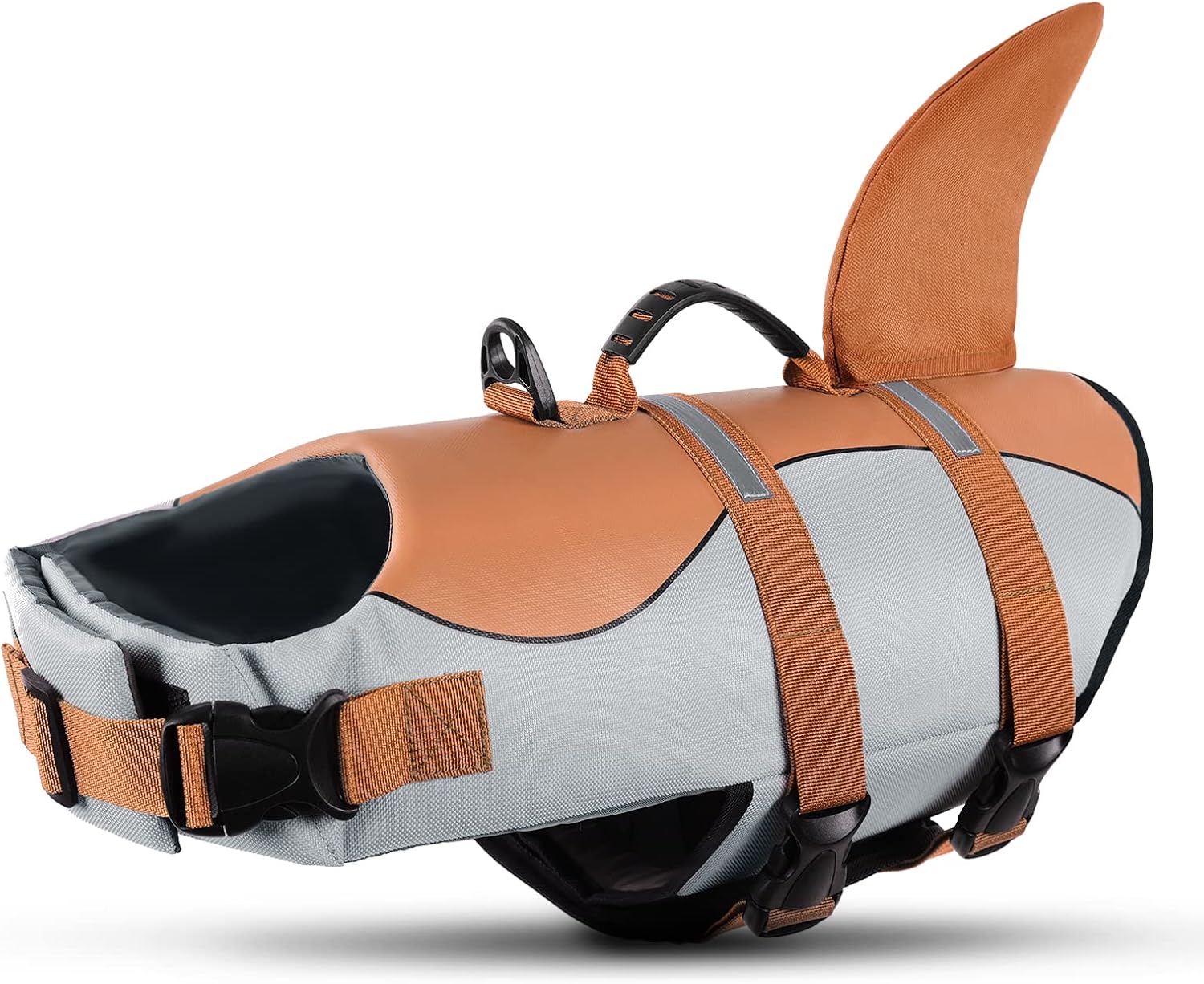 Queenmore Dog Life Jacket Ripstop Dog Shark Safety Vest Adjustable Preserver with High Buoyancy and Durable Rescue Handle for Small,Medium,Large Dogs, Blue Camouflage Large - Image 12