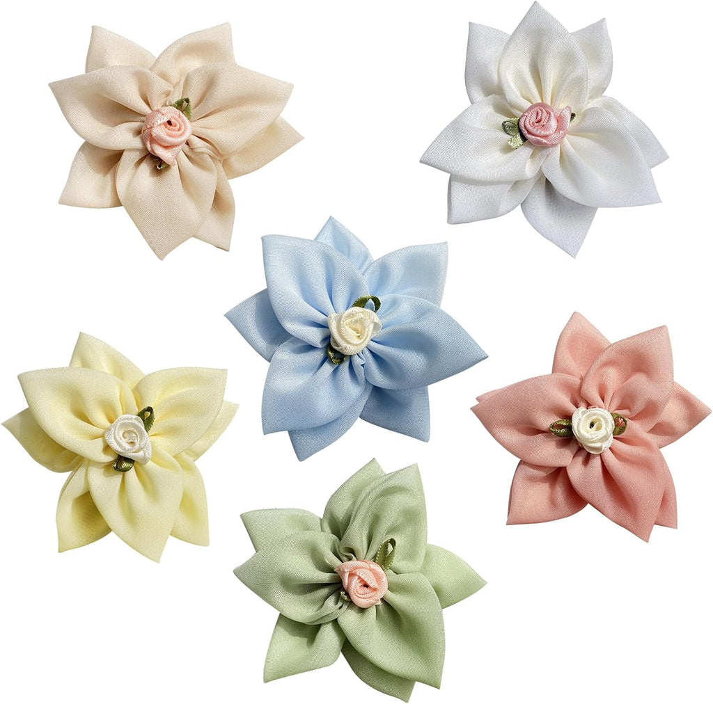 6Pcs Dog Collar Accessories, Flower Charms and Bow Tie Decorations for Dogs and Cats - Image 9