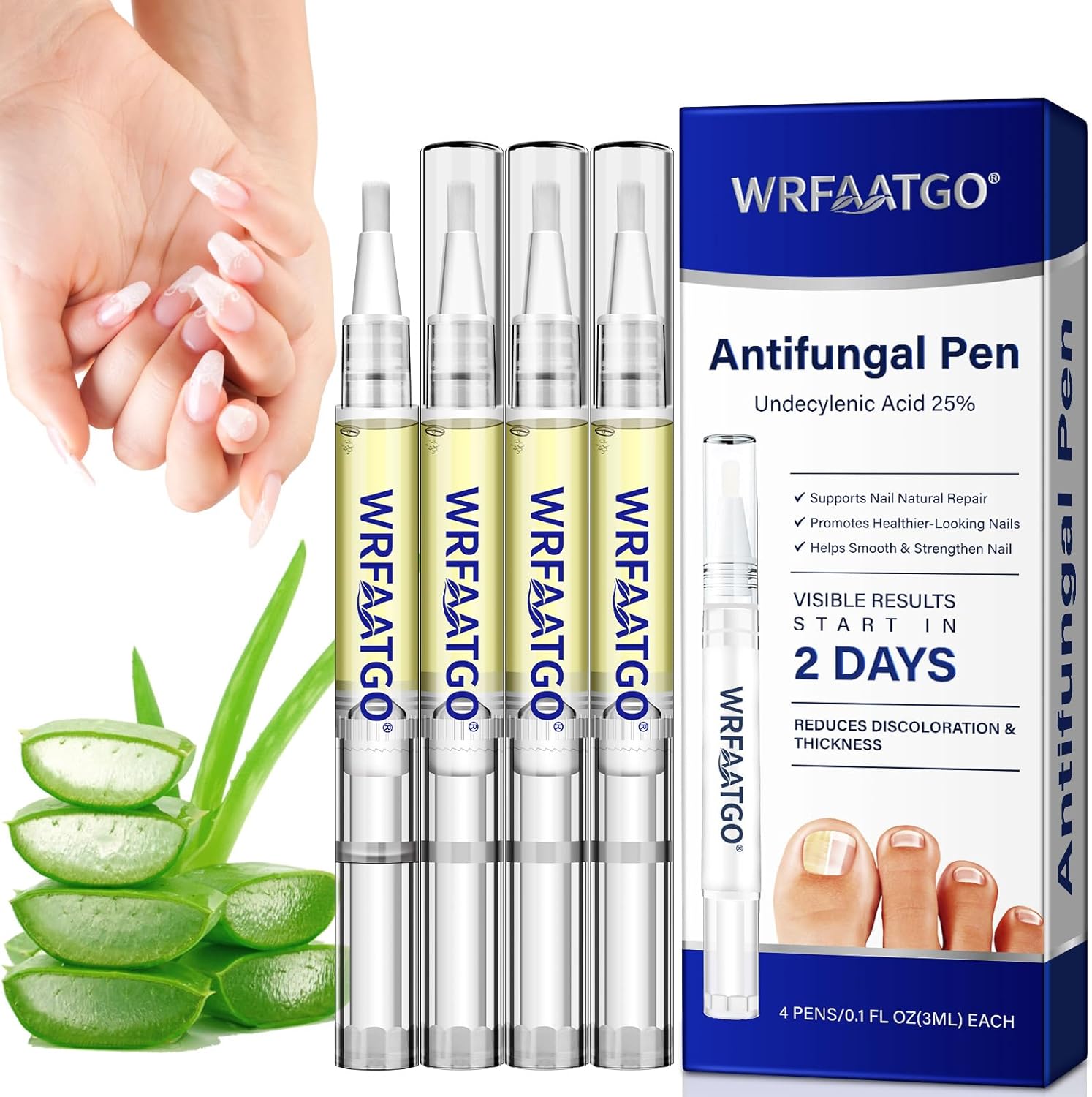Foot Cure Toenail Fungus Treatment Pen front view for nail repair.