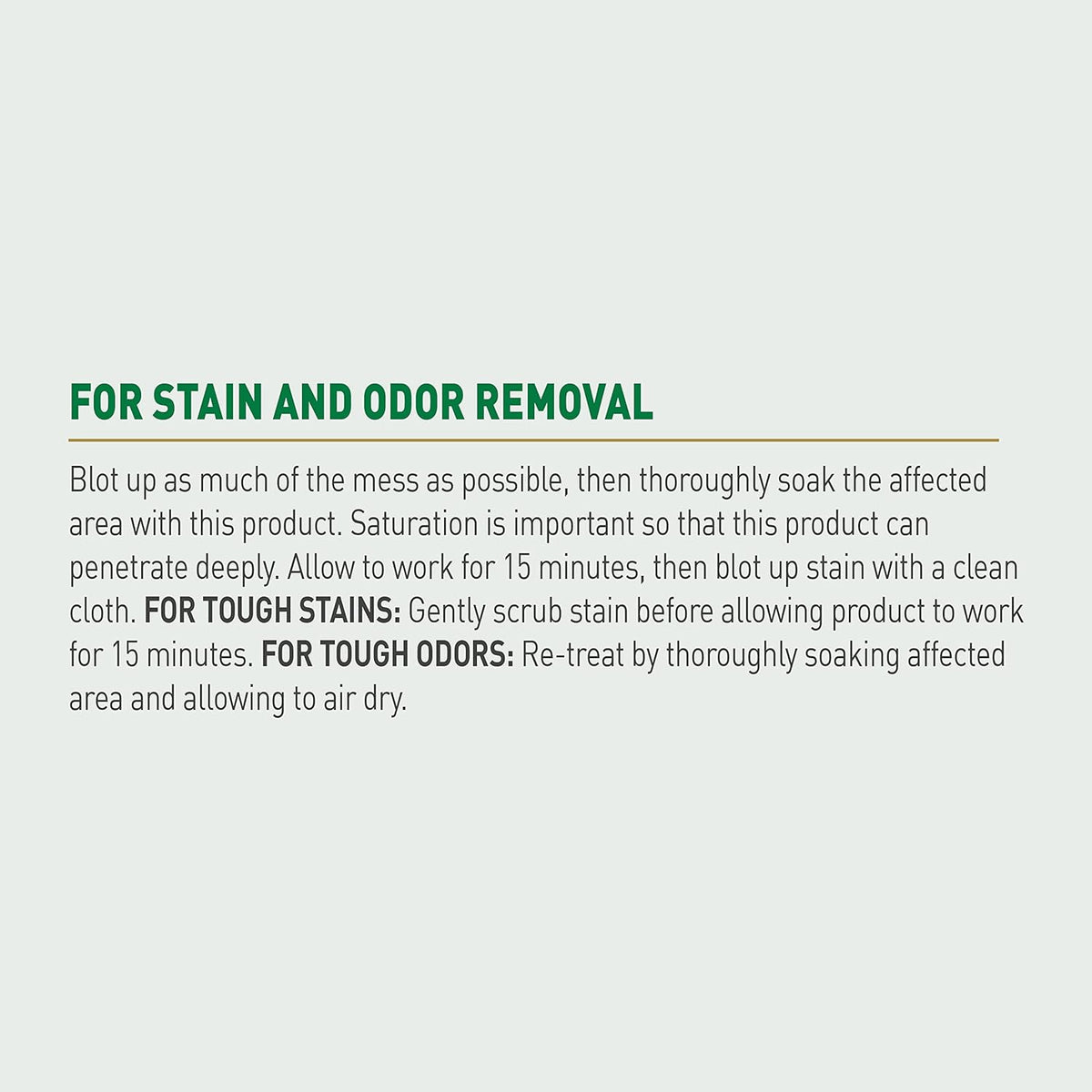 Enzymatic pet cleaner liquid for eliminating yellow sticky residue on floors