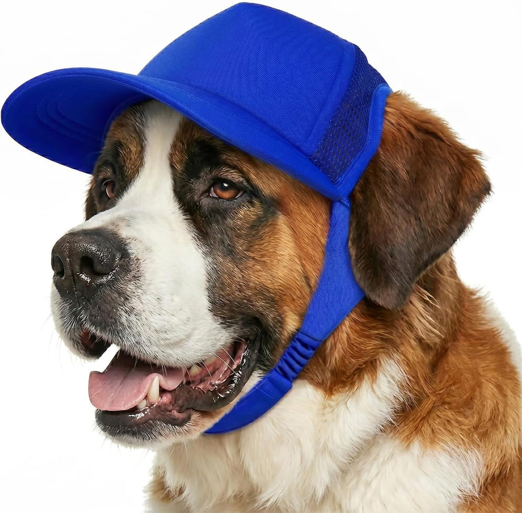 Tuff Pupper Dog Baseball Cap | UV Protection Dog Sun Hat | Breathable Lightweight Design | Secure Adjustable Chin Strap | Quick-Dry Fabric | Reinforced Brim | Small Medium Large Dogs (Red, L) - Image 11