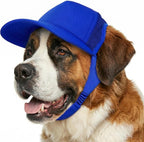Tuff Pupper Dog Baseball Cap | UV Protection Dog Sun Hat | Breathable Lightweight Design | Secure Adjustable Chin Strap | Quick-Dry Fabric | Reinforced Brim | Small Medium Large Dogs (Red, L) - Image 11