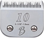 Imported Bucchelli number thirty detachable blade packaging display for Indian pet groomers.
