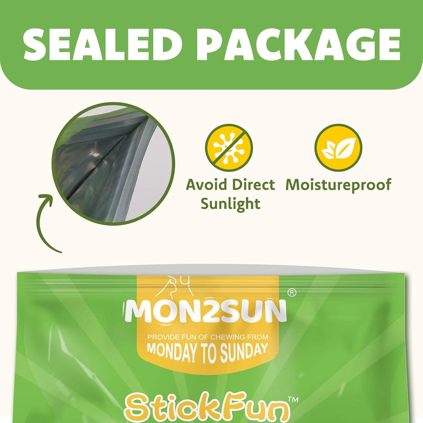 Mon2sun 17.6 ounce pack of dog chews