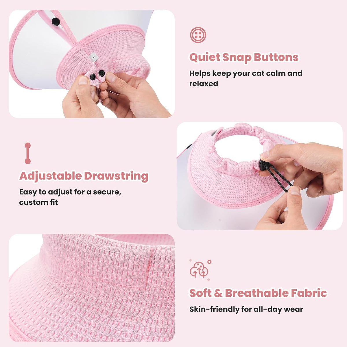 Protective veterinary collar for kittens and small dogs after surgery