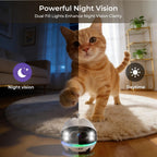 Close up of Aez robot camera dual lens system