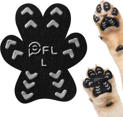 Anti Slip Dog Paw Protector Pads for Senior Dogs, Paw Pads for Dogs Traction, Disposable Self Adhesive Paw Grips for Old Dog on Slippery Hardwood Floor, Black 12 Sets (48pcs) XL(41-60lbs) - Image 13
